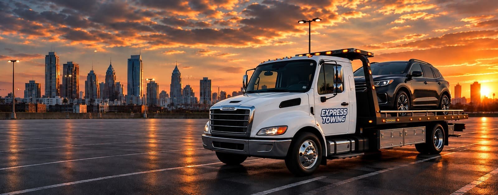 Express Towing tow truck in Philadelphia