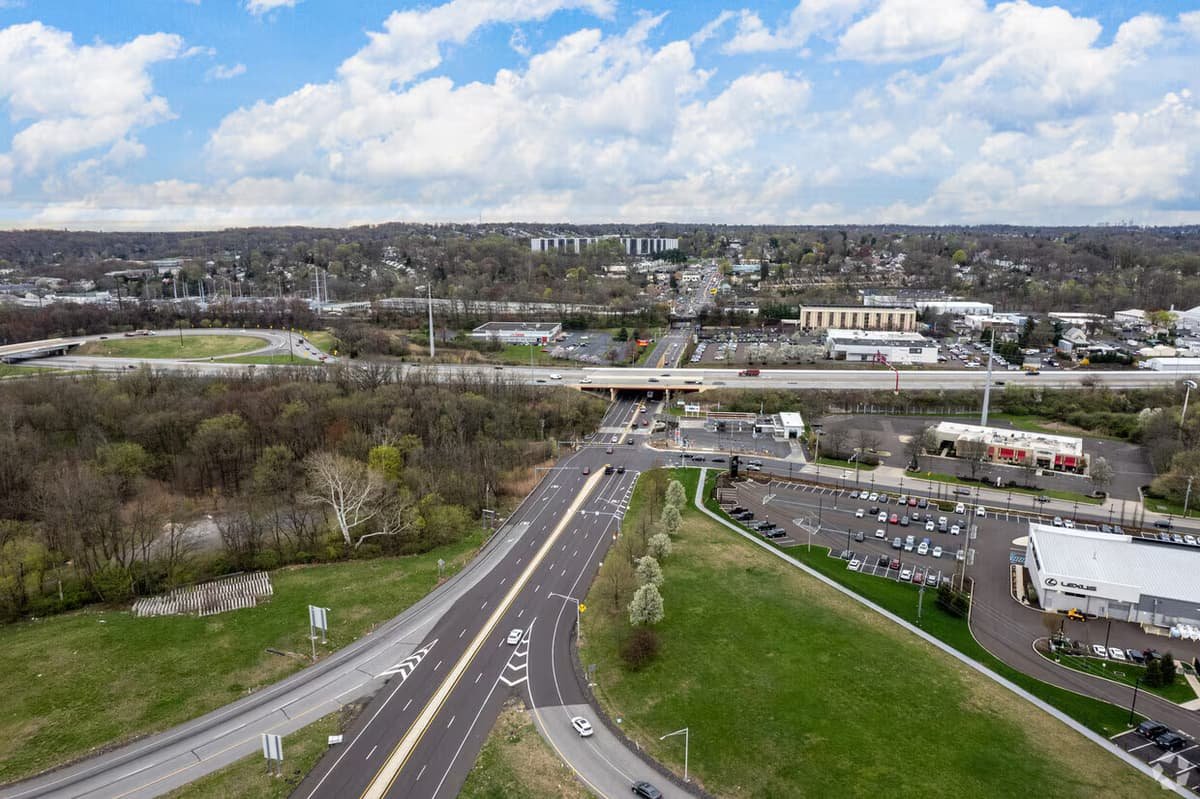 Aerial view of Willow Grove, PA